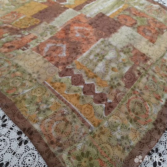 Тонкий шифоновый платок