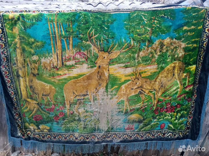 Покрывало винтажное ретро