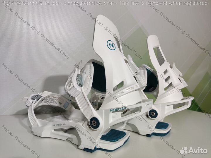 Крепления для сноуборда nidecker muon-W white NEW