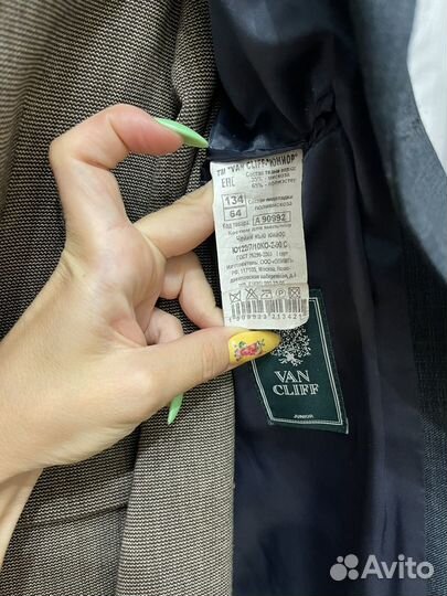 Школьный пиджак ван клиф 128-134