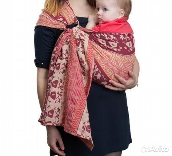 Слинг с кольцами, кенгуру-переноска