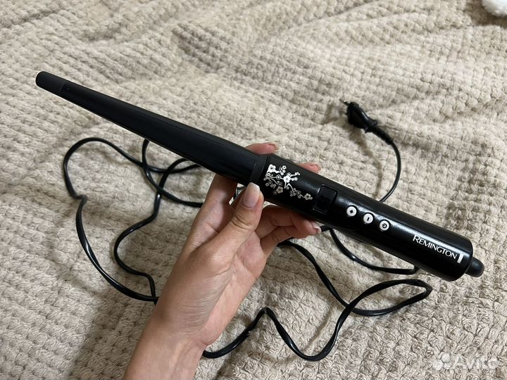 Щипцы для завивки Remington (конусная плойка)