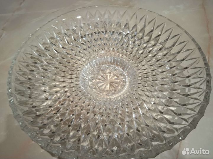 Блюдо хрусталь для фруктов