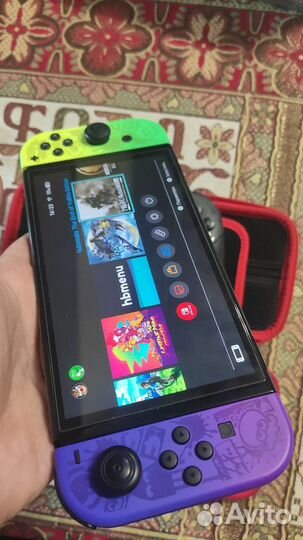 Nintendo switch oled splatoon 3 (прошитый hwfly 4)