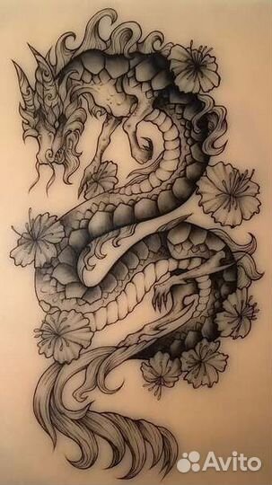 Модель на татуировку. 1000-1500 (расходник)