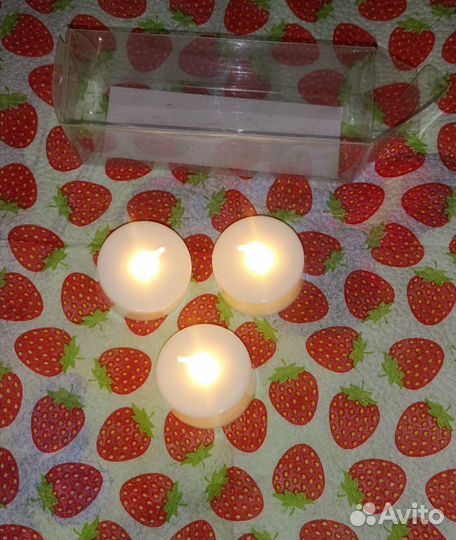 Декоративные свечи на батарейках