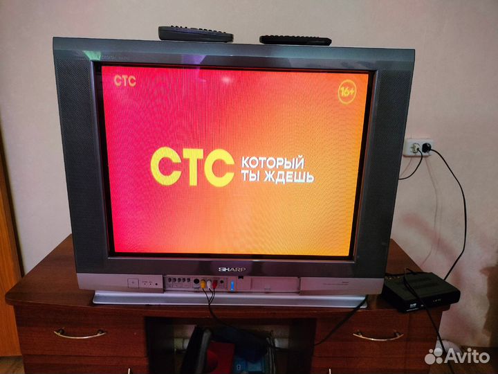 Телевизор sharp 29SD2C 29'' + телеприставка T2
