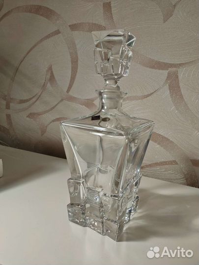 Графин для виски Bohemia Jihlava хрусталь, Чехия