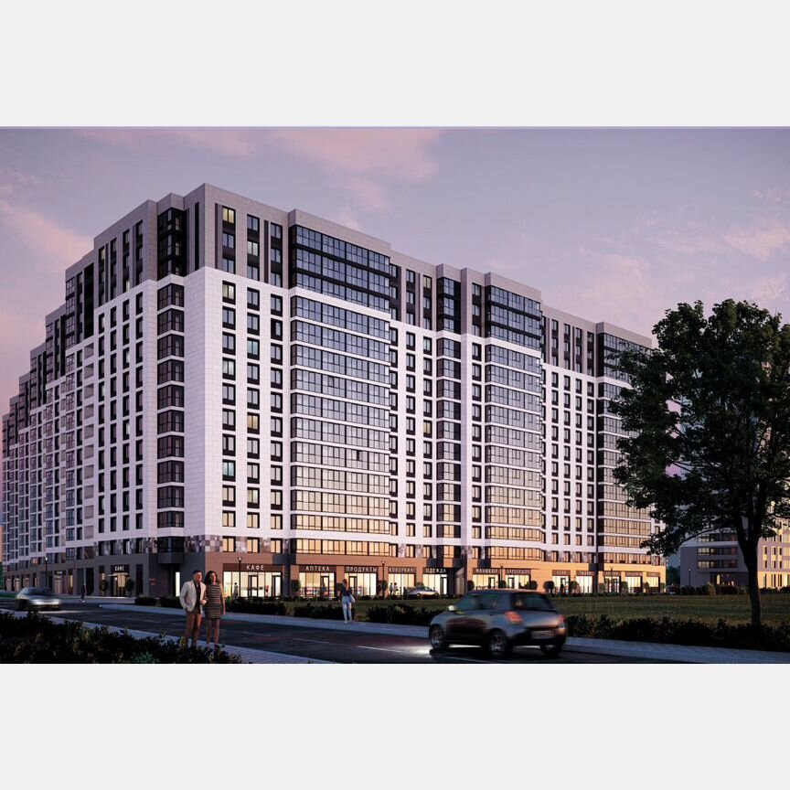 3-к. квартира, 84,1 м², 4/16 эт.