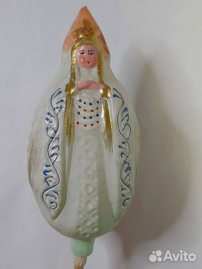 Ёлочная стеклянная игрушка СССР 
