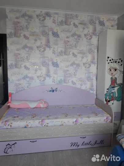 Детская кровать от 3 лет с бортиками