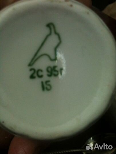 Фарфоровые солонка и горчичница Дулёво 95 г