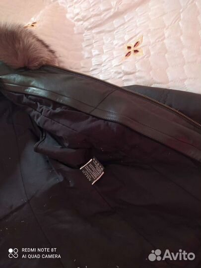 Куртка кожаная женская 48 размер натуральная