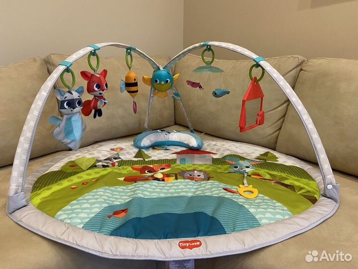 Развивающий коврик tiny love солнечная полянка