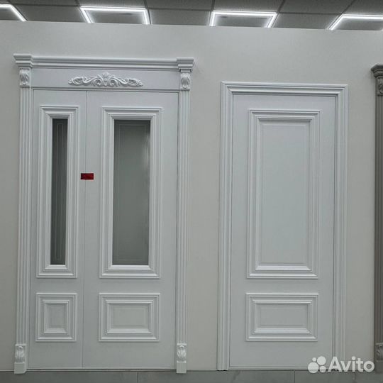 Двери межкомнатные остеклённые j-2463