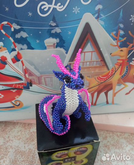 Дракон из бисера