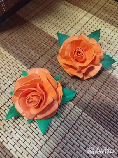 Резиночки для волос из фоамирана ручная работа