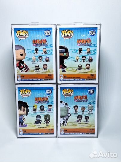 Funko Pop Naruto Hidan Kakuzu Madara Sasuke