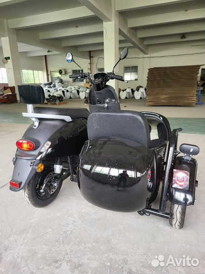 Электробайк электроскутер с люлькой мопед