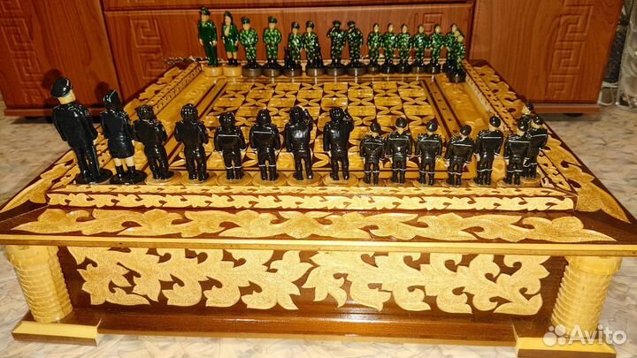 Шахматы нарды ручной работы