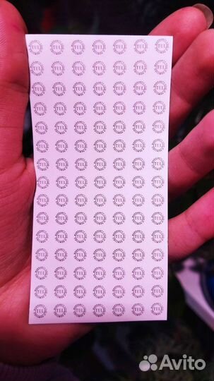 Наклейка пломба TUL для видеокарты powercolor