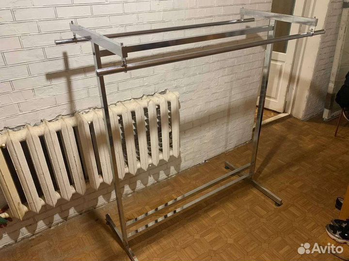 Вешало напольная рейл для одежды