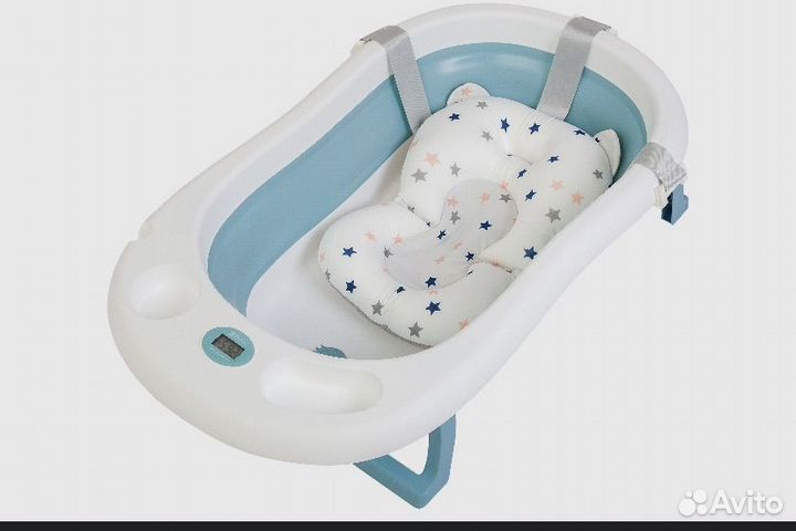 Ванночка для купания складная с матрасиком