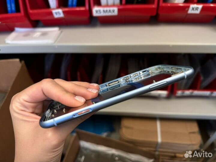 Корпус iPhone XR синий (Арт.55368)