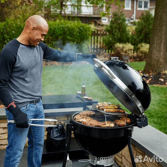 Угольный гриль Weber Summit Kamado E6, 61 см, черн