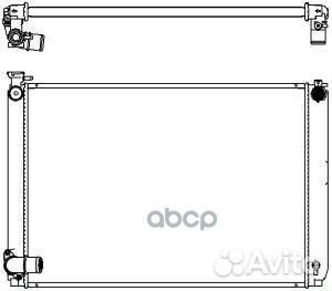 Радиатор lexus RX400h 05-08, toyota highlander