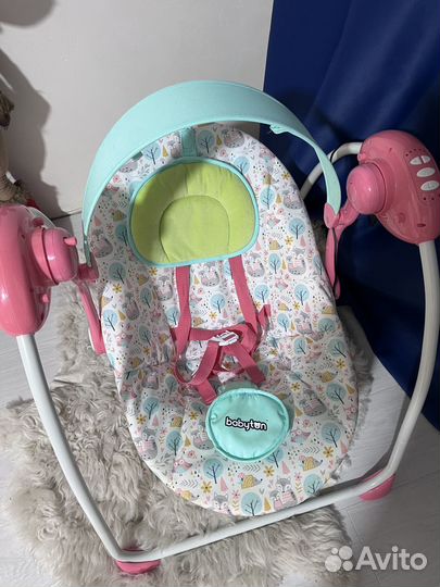 Электрические качели шезлонг