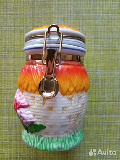 Банка для сыпучих продуктов, объем 800 гр