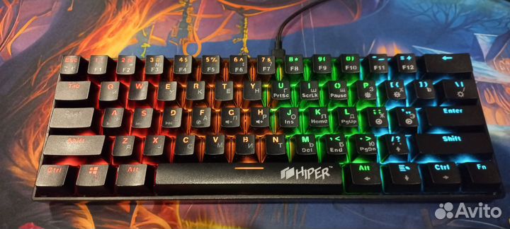 Игровая клавиатура (механическая) hiper MK-1 spike