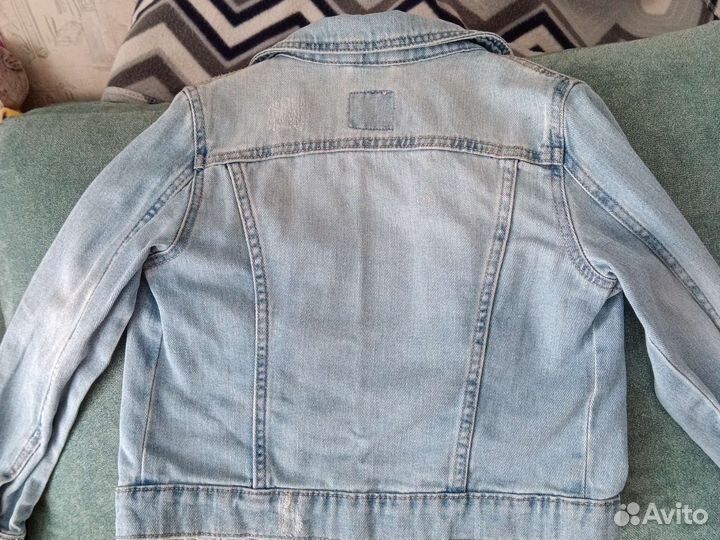 Джинсовая куртка для девочки 122