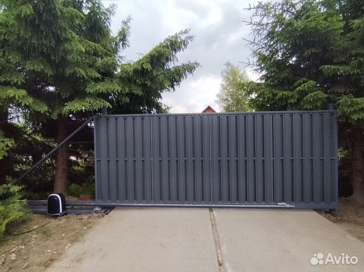 Откатные ворота 4*2 под ключ