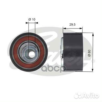 Натяжной ролик привода грм PowerGrip T43147 Gates
