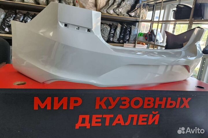 Бампер задний volkswagen polo 2021