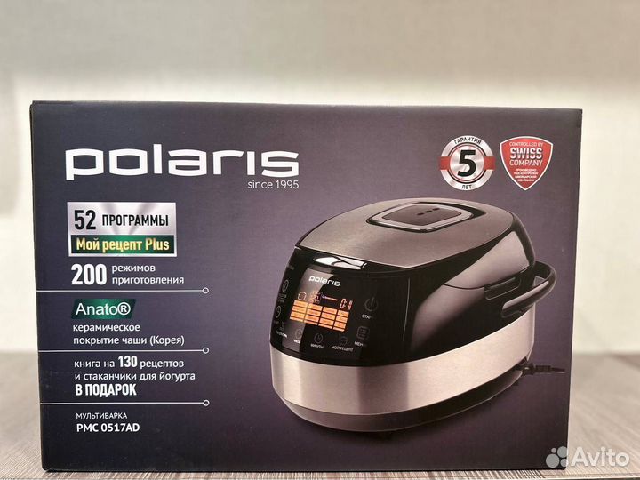 Мультиварка Polaris PMC 0517AD, черная