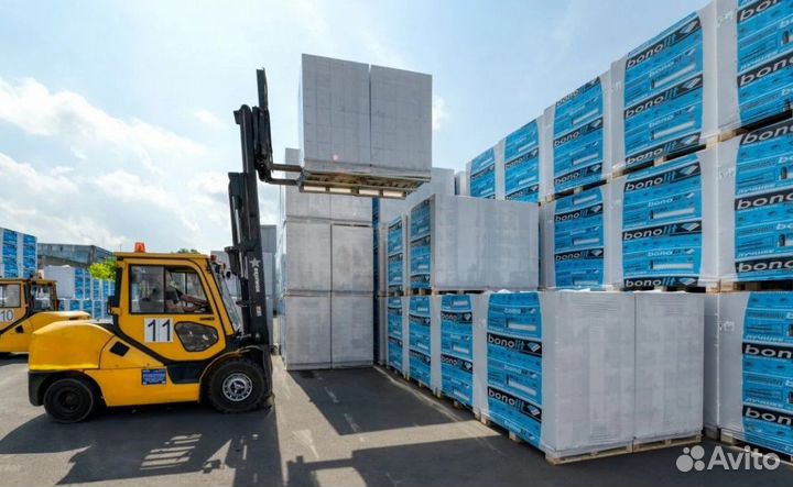 Газобетон Бонолит с Доставкой GZB-4614