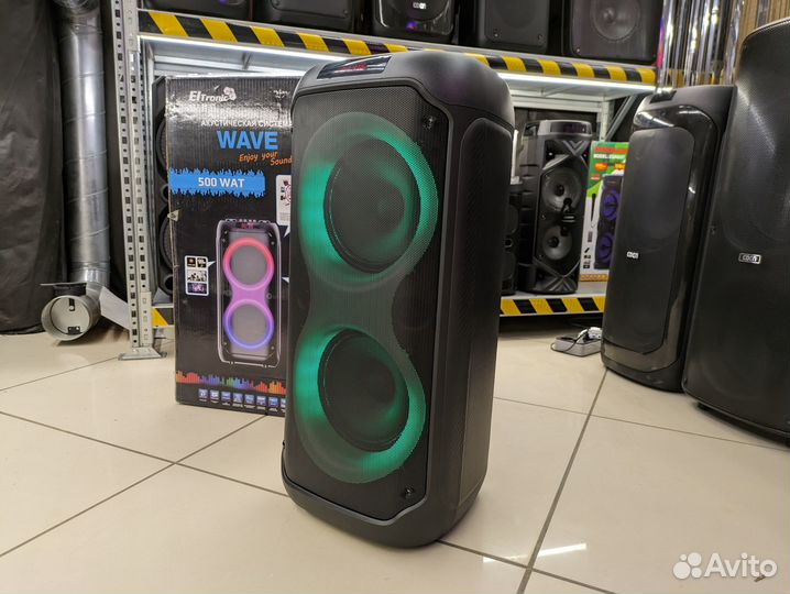 Колонка Eltronic 500в LED подсветка