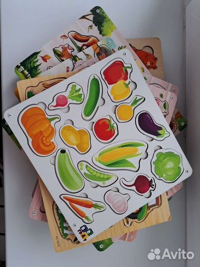 Развивающие игрушки вкладыши