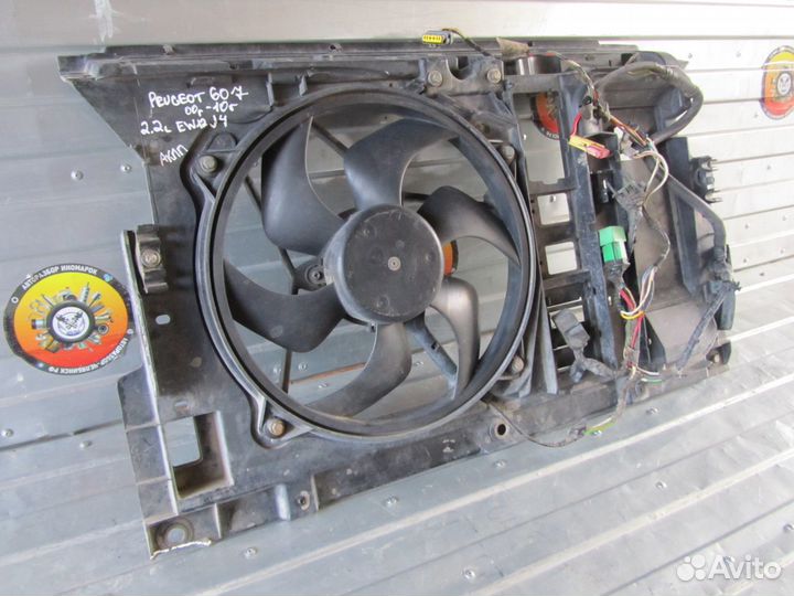 Диффузор вентилятор Peugeot 607 00-10г 2.2л АКПП