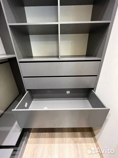 Гардеробная на заказ под ключ