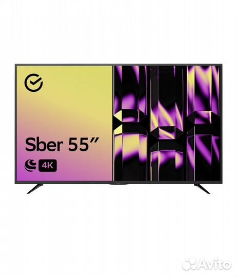 Sber Телевизор 55 дюймов сбер 4k SMART qled