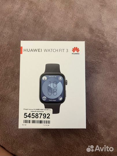 SMART часы huawei watch fit 3