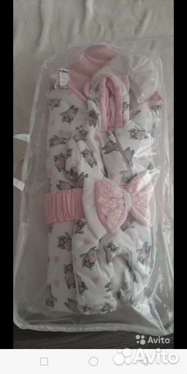 Конверт на выписку для девочки (весна- осень)