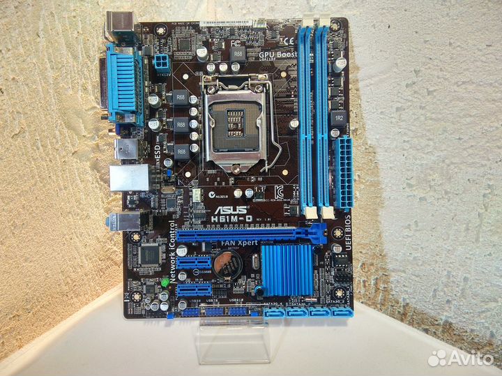 Материнская плата Asus H61M-D LGA 1155