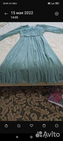 Вечернее платье 46 размера в пол