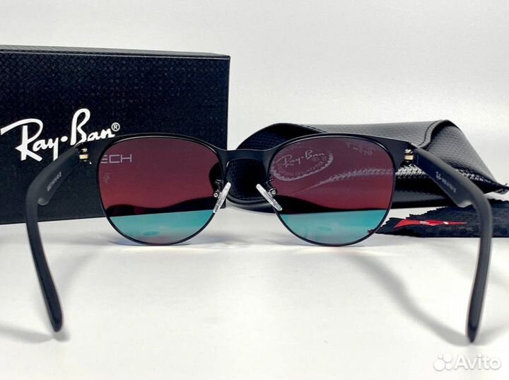 Очки Ray Ban оранжевый градиент