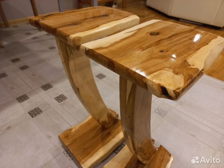 Стойки для акустики. Дерево. Массив. Живой край